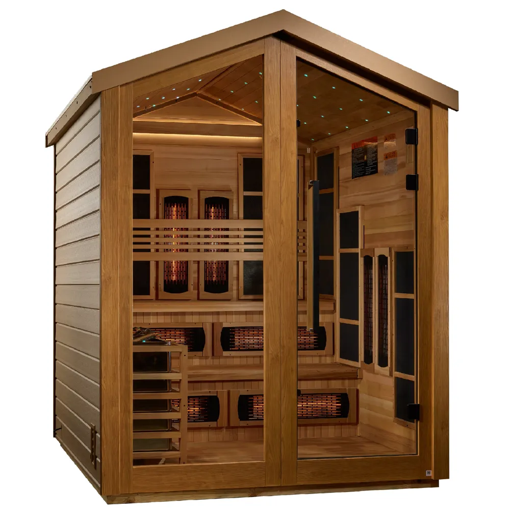 Golden Designs Kaskinen 6 Person Barn Hybrid sauna