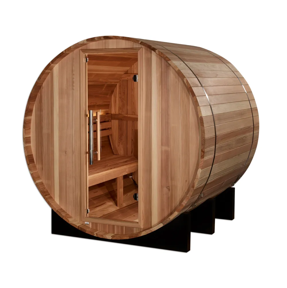 Golden Designs St. Moritz 2 Person Barrel sauna