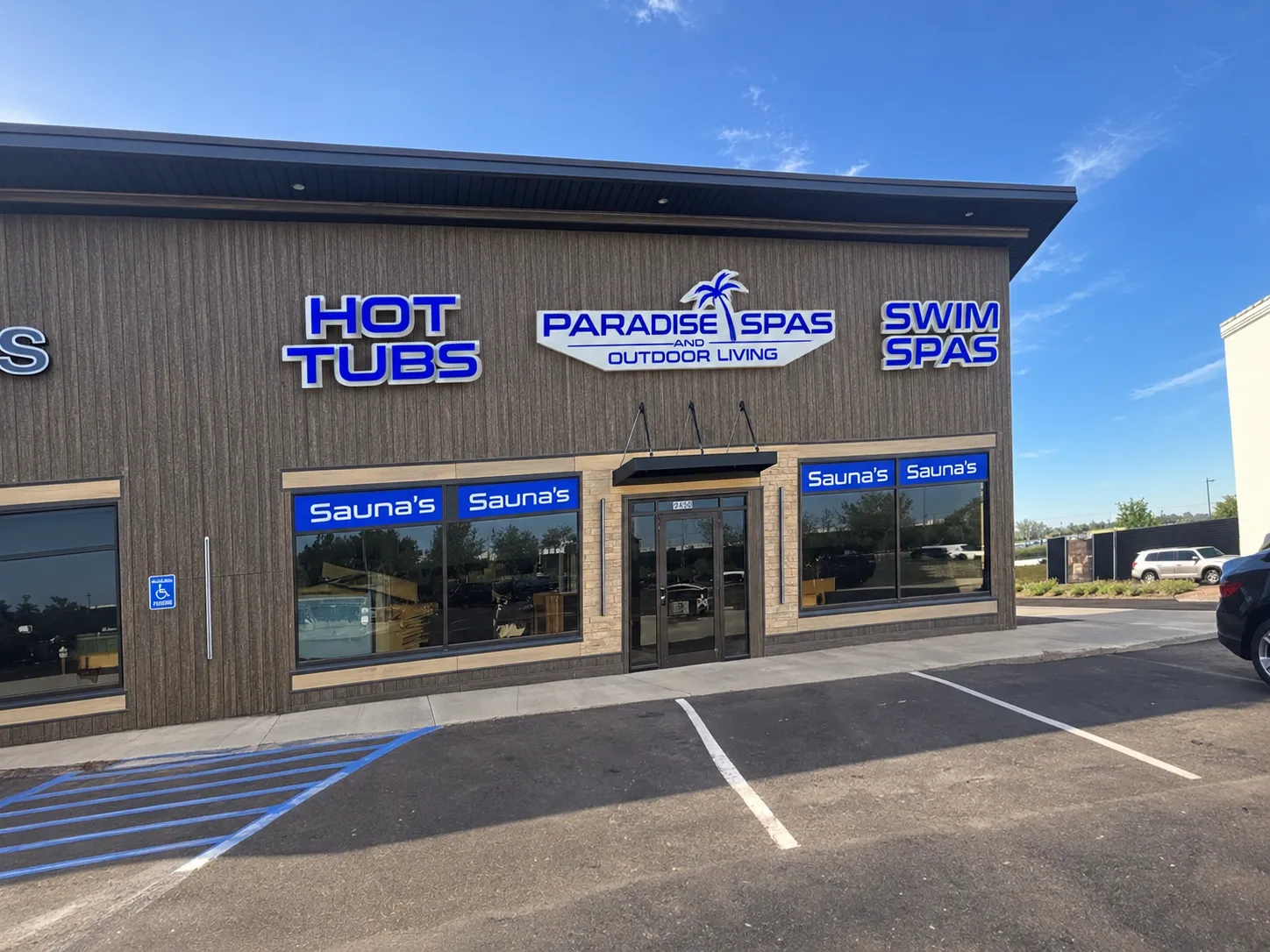 The new Paradise Spas store at 402 26th St West in Williston